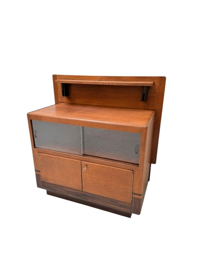 Modernist Art Deco Cabinet by Anton Lucas for N.V. Meubelkunst Leiden, 1920s